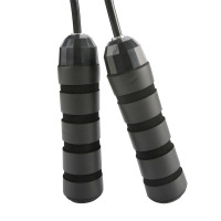 新款高速跳绳健身减肥负重运动专业轴承加粗PVC中考专用