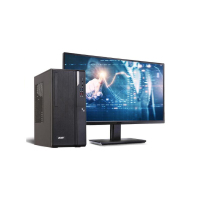 宏碁(acer) 商祺V4270-3401 商用台式电脑 4G DDR4 1TB+19.5英寸商用砚香黑液晶LED