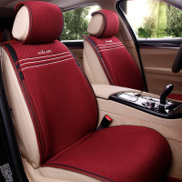 尼罗河(NILE) 汽车坐垫四季垫适用于99%车型 绅士风度-酒红色 五件套