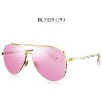 暴龙(BOLON)BL7029-D90新款透色偏光太阳镜女蛤蟆镜