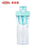 膳魔师(Thermos)男女便携运动Tritan塑料水杯710ML/500ML蛋白粉摇摇杯TP4086 家用/旅行/通用