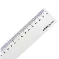 得力（deli）6250 塑料直尺 50cm直尺 50cm