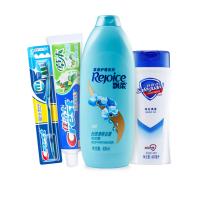 舒肤佳(Safeguard )大礼包(舒肤佳沐浴露400ml+飘柔400ml+佳洁士牙膏90g*2+舒肤佳香皂115g*