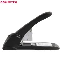 得力(deli)0395重型订书机 加厚省力订书机 210页纸长臂型大号订书器 厚层手动装订器 办公用品 颜色随机
