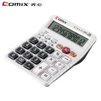 齐心(comix)C-1260语音计算器 12位大屏幕桌面办公计算机 多功能计算器 办公用品 财务用品