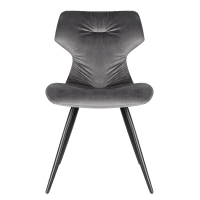 和顿化妆椅靠背成人餐椅家用懒人圈椅北欧餐椅现代轻奢简约布艺椅