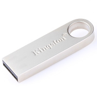 金士(Kingston)32GB U盘 USB3.0 DTSE9G2 金属迷你型车载U盘 银色亮薄单位:个