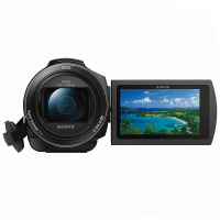 索尼(SONY)FDR-AX45 4K数码摄像机套餐(雷克沙64G SD卡*2 +相机包+索尼ECM673话筒+5米线)