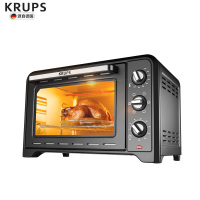 Krups烤箱家用烘焙多功能33L大容量小型蛋糕电烤箱正品OK464E80