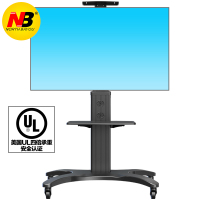 NB(NORTH BAYOU) 移动电视支架视频会议显示器移动推车通用电视挂架电视推车电视支架落地 单立柱32-65英寸