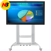 NB (60-100英寸)液晶移动电视推车落地教学视频会议支架挂架AVT1800-100-1P