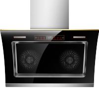 尊威A010B油烟机侧吸式大吸力家用触控式免拆洗特价抽油烟机吸油烟机脱排体感双电机热清洗