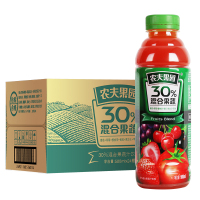农夫山泉 农夫果园30%混合果蔬汁 番茄草莓山楂 500ml*24瓶 单位:箱