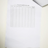 合威 车站站用防湿篷布使用登记薄50张 双面(15本/件,单位:件) HWTLDZZL052