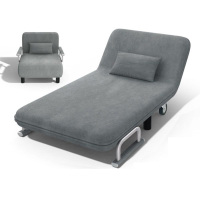 易瑞斯 可坐 可躺 可靠 多档调节 可折叠沙发床 1900*680mm (颜色可选 藏青/ 浅灰/咖啡)