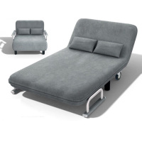 易瑞斯 可坐 可躺 可靠 多档调节 可折叠沙发床 1900*800mm (颜色可选 藏青/浅灰 /咖啡)