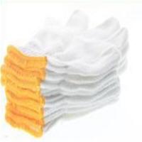 [砳石户外]劳保手套工 作白手套 棉纱耐磨手套