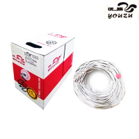 优族(youzu) 超五类4对8芯无氧铜非屏蔽双绞线 家用高速宽带电脑网线 305米每箱