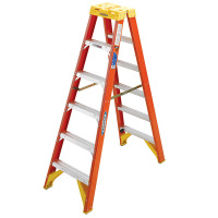 稳耐1.8米玻璃钢绝缘人字梯(T6206CN)