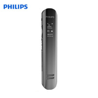 飞利浦(PHILIPS)VTR5200 8GB 经典锖色 TF卡槽扩展FM收音会议采访 双麦克风数码录音笔