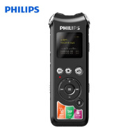 飞利浦(PHILIPS)VTR8010 16GB 黑色 TF卡槽扩展 执法取证 录音笔 720P高清录像摄像