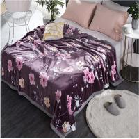 花雨伞新花开富贵毯