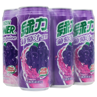 绿力葡萄汁480ml*6瓶/整箱装 原装进口 饮用水 饮料