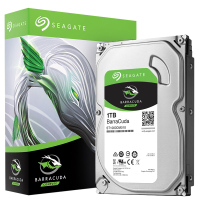 希捷(SEAGATE) 1TB 7200转64M SATA3 台式机机械硬盘(ST1000DM010)