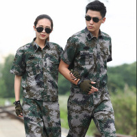 宏盛 夏季短袖迷彩服套装 4XL/190