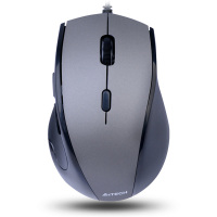 双飞燕(A4TECH)N-740X 针光变速鼠 鼠标有线 铁灰皮