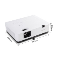 得力DPS-W435投影仪(白)
