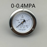 Y-60ZT轴向带边压力表 真空表 气压 水压表Y60ZT全规格 0-0.4MPA