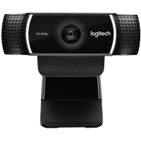 罗技(Logitech)C922 高清网络摄像头 主播高清摄像头 高颜值 背景可更换 可调节三脚架