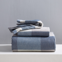 多喜爱(Dohia)格调毛巾三件套(蓝)