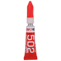 得力(deli) 7146 强力胶 502 快干强力胶水 3g XHJ 单支装