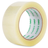 得力(deli) 30183 封箱胶带 45mmX100Y加厚普透办公 胶带 XHJ 单个装