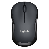 罗技(Logitech)M220 无线静音鼠标 M185升级版 (灰色)