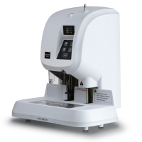 得力T500财务凭证装订机(灰色)小型简易打孔机 会计文件标书 账本打孔机 小型胶装钉机器