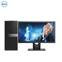 戴尔(DELL)Opt 台式电脑+ 21.5寸显示器(i5-7500-4G-1T无光驱 win10 )