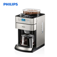 飞利浦(Philips)咖啡机HD7751/00 家用全自动现磨一体带咖啡豆研磨功能 防滴漏式 不锈钢机身