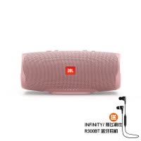 JBL Charge4 音乐冲击波4 蓝牙小音箱 便携迷你音响 低音炮 防水设计 支持多台串联 粉色