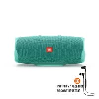 JBL Charge4 音乐冲击波4 蓝牙小音箱 便携迷你音响 低音炮 防水设计 支持多台串联 绿色