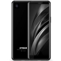 创星/ATMAN R11 黑色 移动联通双卡双待超薄卡片机小手机学生儿童备用机男女时尚手机