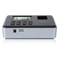 得力3947指纹考勤机(黑)(台)指纹打卡机 考勤机 指纹打卡器 员工手指识别 签到机