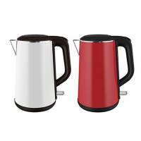 得力85604电热水壶（1.6L）(白)烧水壶 家用不锈钢电水壶 自动断电水壶 保温水器 保温壶