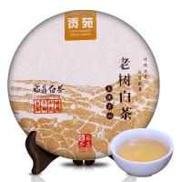 贡苑 茶叶 福鼎白茶 太姥正山白牡丹茶 浓郁香气 紧压白牡丹350g/饼