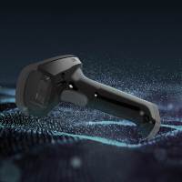 得力14882Z条码扫描器(白)无线扫码枪 有线二维码扫描仪 条形码扫描器 手持