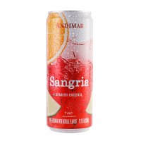 西班牙进口红酒 ANDIMAR爱之湾桑格利亚葡萄配制酒330ml/罐