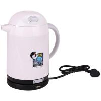 得力85600电热水壶(白)1.3L双层不锈钢烧水壶 家用不锈钢电水壶 自动断电水壶 保温水器 保温壶