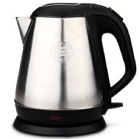 得力0762电热水壶1.2L(灰白)(台)单层不锈钢烧水壶 家用不锈钢电水壶 自动断电水壶 保温水器 保温壶